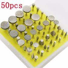 Bộ 50 Mũi mài khắc đầu kim cương - H072