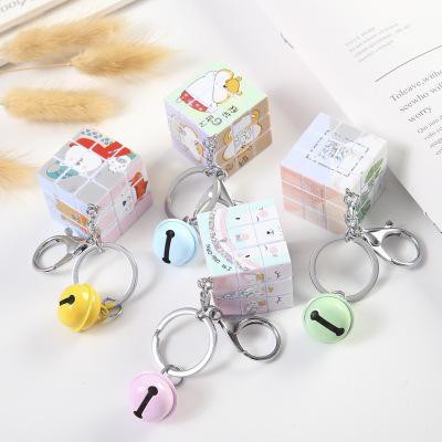 Móc Khoá gấu dâu tây rubik MKDT75 móc khoá cute móc khoá dễ thương