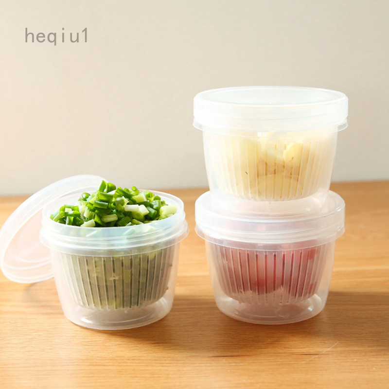 Hộp Đựng Hành Tỏi / Gừng / Gừng / Ớt / Thực Phẩm Ráo Nước Cho Tủ Lạnh Nhà Bếp