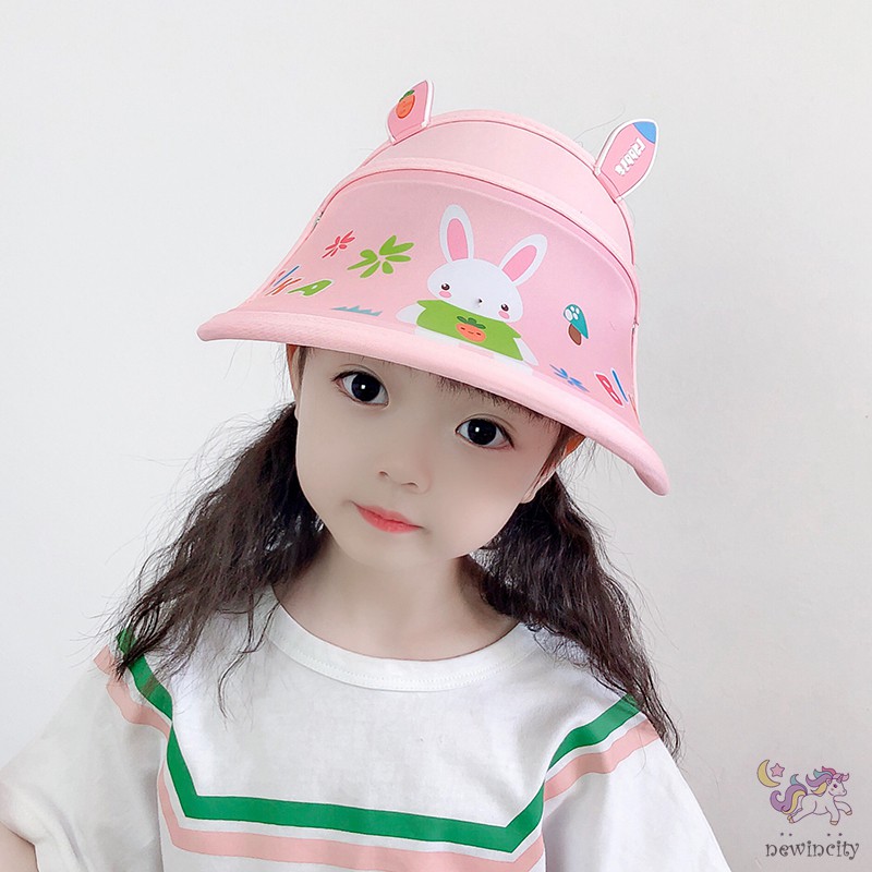 Mũ Lưỡi Trai Hở Nửa Đầu Chống Nắng Dành Cho Trẻ Em
