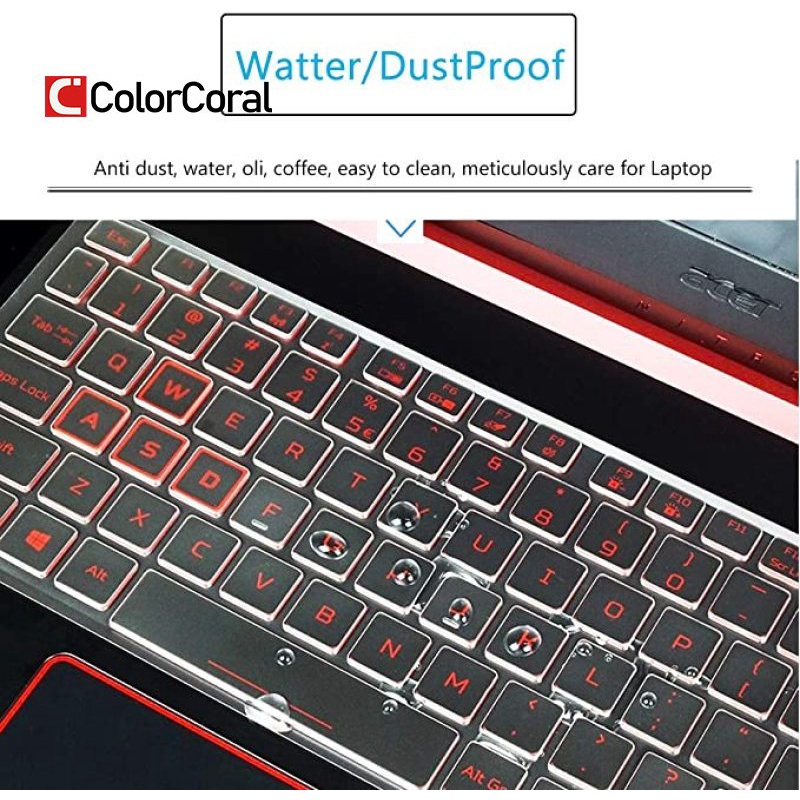 Tấm phủ bàn phím 2020 2019 Acer Predator Helios 300 PH315-52 PH317-53 15.6" 17.3" Acer Nitro 5 AN515-43 AN715-51/52