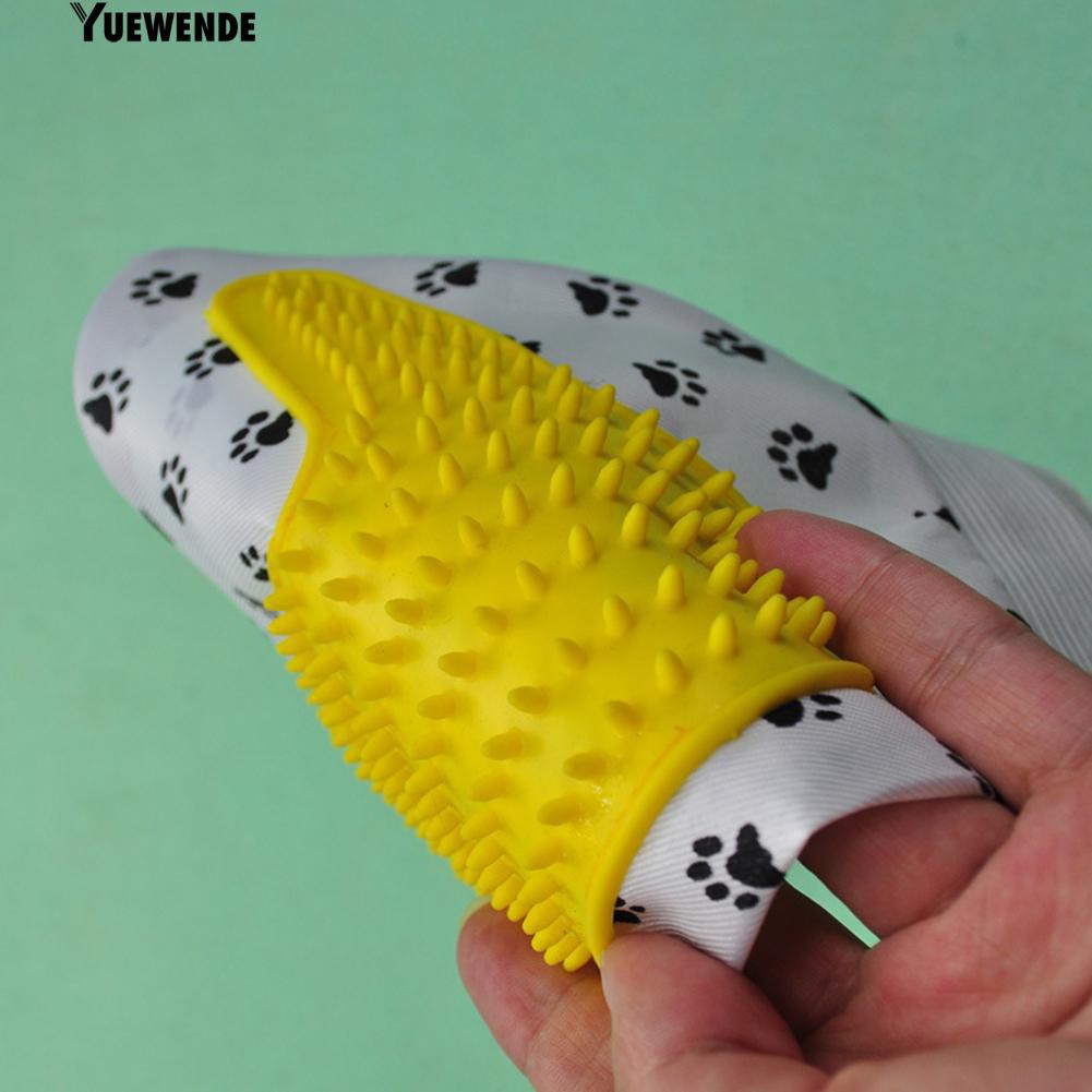 Găng tay tắm massage cho chó mèo