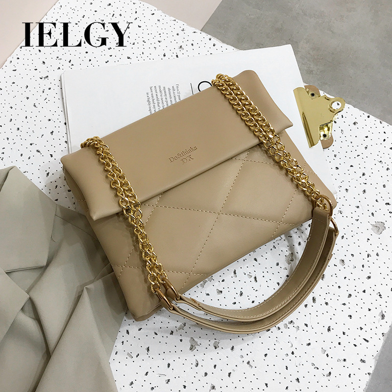 Túi xách đeo chéo màu trơn thời trang dành cho nữ IELGY