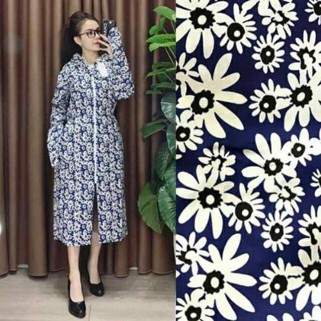 Áo choàng thô 2 lớp chống nắng kèm khẩu trang