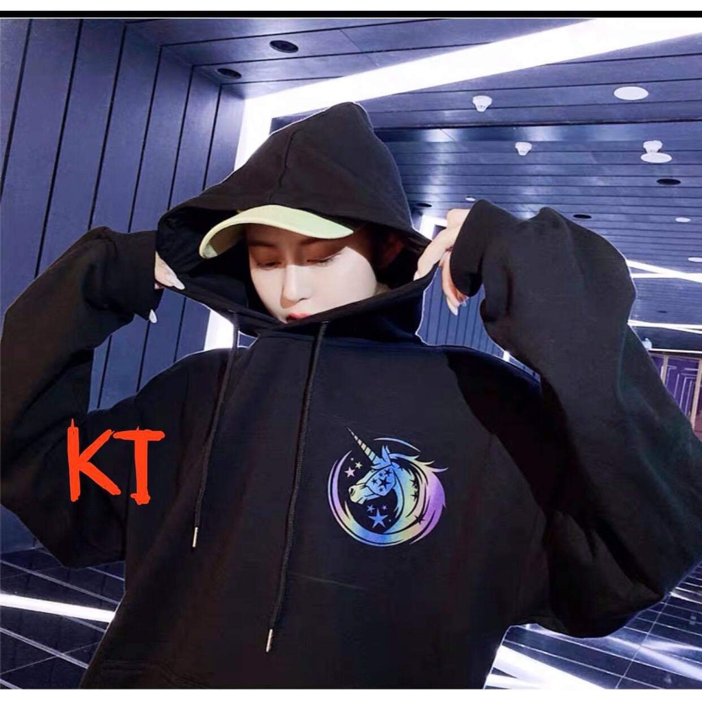 Áo hoodie ngựa 1 sừng phản quang KTH1120 | BigBuy360 - bigbuy360.vn