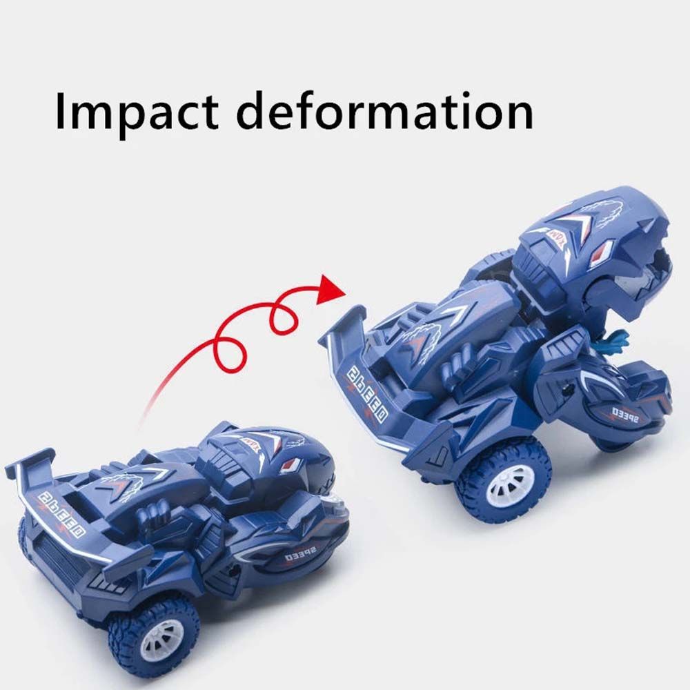 Đồ chơi xe hơi biến hình rô bốt khủng long tự động cho bé trai
