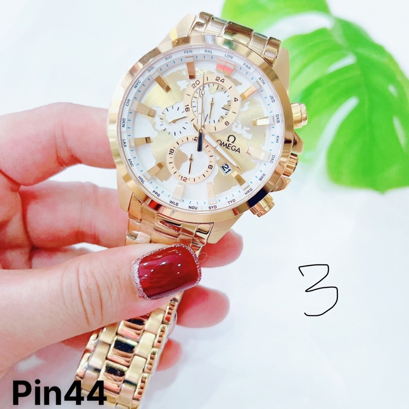 Đồng hồ OMEGA nam 6 kim size 44mm bảo hành 24 tháng
