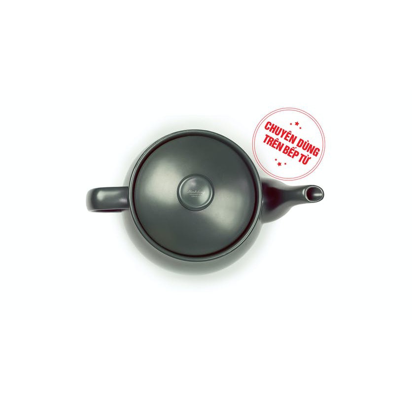 Ấm nước Sứ Minh Long   dưỡng sinh 3.3 L nắp dùng Bếp từ - HealthyCook - Xanh rêu