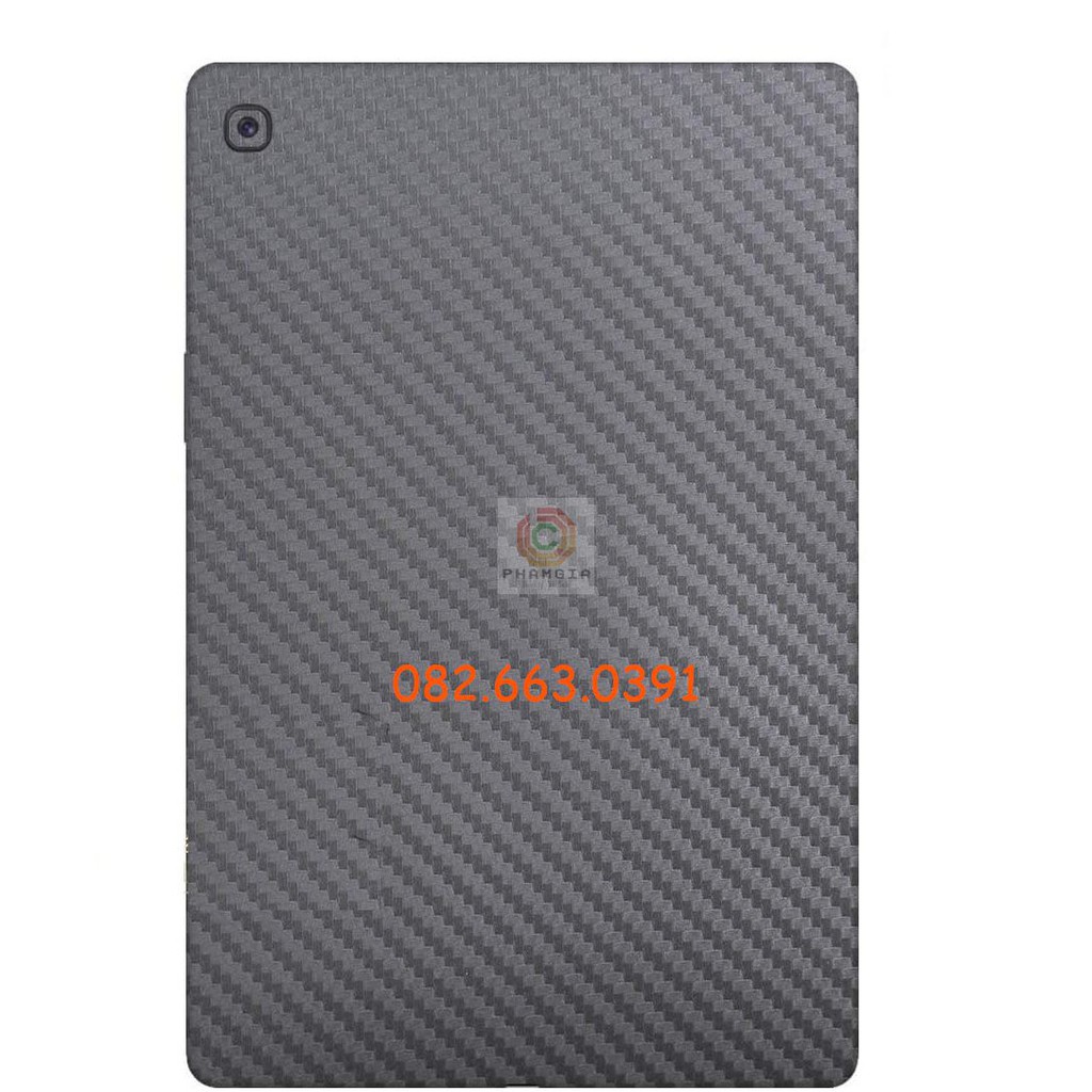 Miếng dán mặt lưng skin carbon dành cho Samsung Galaxy Tab S5e ( T725/ T720)