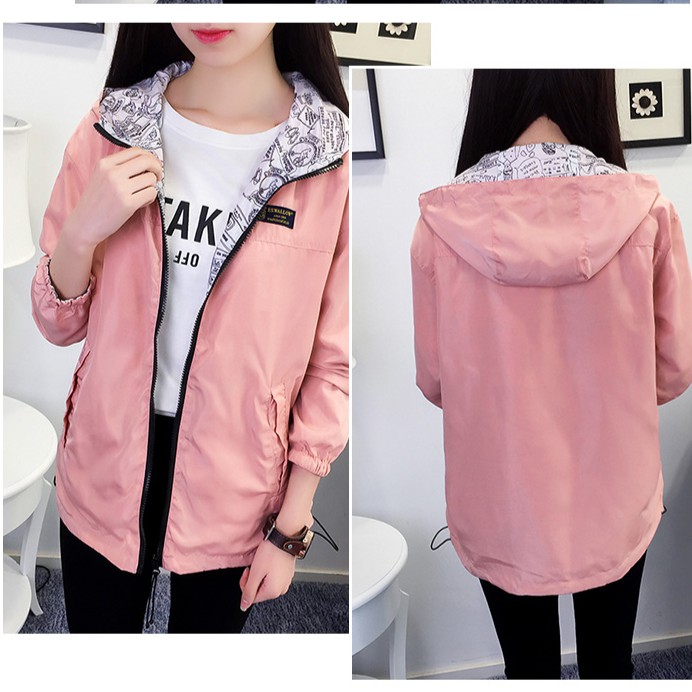 Áo khoác (đủ size XS - XXXL) mặc được 2 mặt có in hình bên trong hot hit | BigBuy360 - bigbuy360.vn