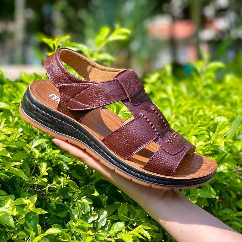 Dép quai hậu da bò SPDS36