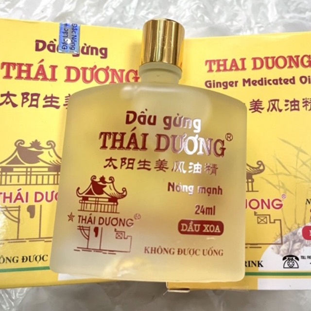 DẦU GỪNG THÁI DƯƠNG CHAI 24ml