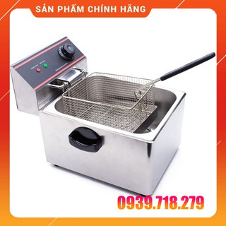 [ HÀNG CAO CẤP] Bếp Chiên Nhúng Cao cấp Commercial - 81L, Có Kèm Tay nắm chống nóng, Chiên Ngập Dầu 6L