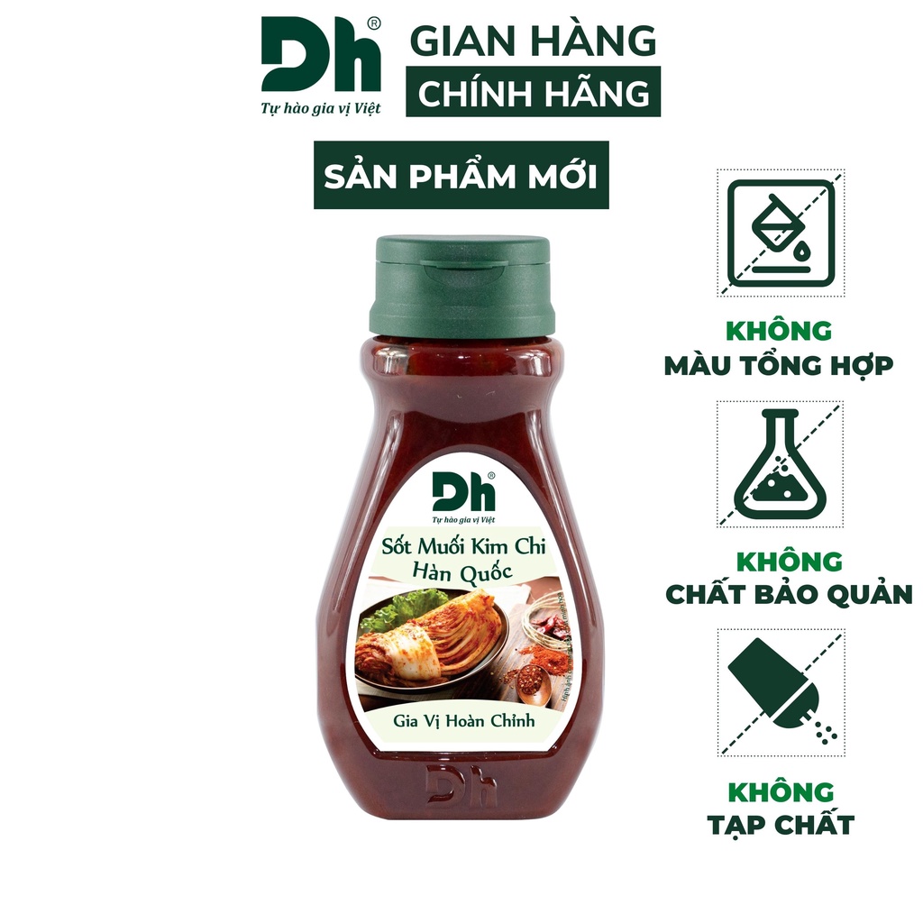 Sốt muối Kim chi Hàn Quốc Dh Foods gia vị hoàn chỉnh làm Kim chi Hàn Quốc lọ 200gr