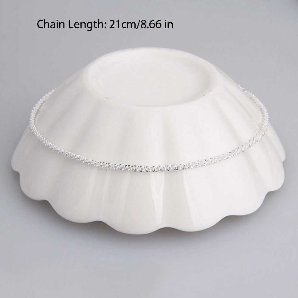 Lắc chân màu bạc thiết kế ấn tượng | BigBuy360 - bigbuy360.vn
