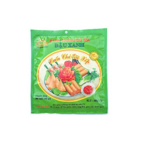 Vỏ bánh tráng đậu xanh ( vỏ bò bía)