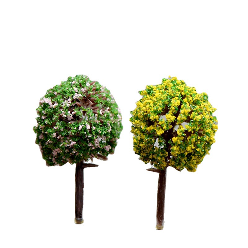 Tiểu cảnh mini ❤️  Mô hình cây nở hoa trang trí tiểu cảnh, non bộ, bán cạn