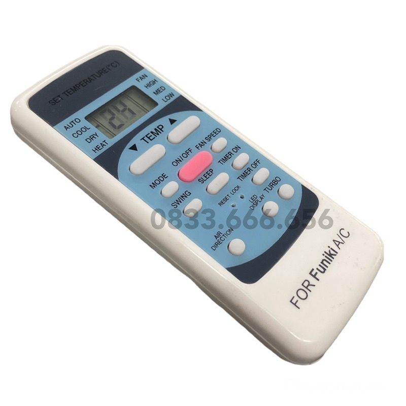 Điều khiển điều hoà Funiki hàng loại tốt - Remote máy lạnh Funiki (mẫu 2)