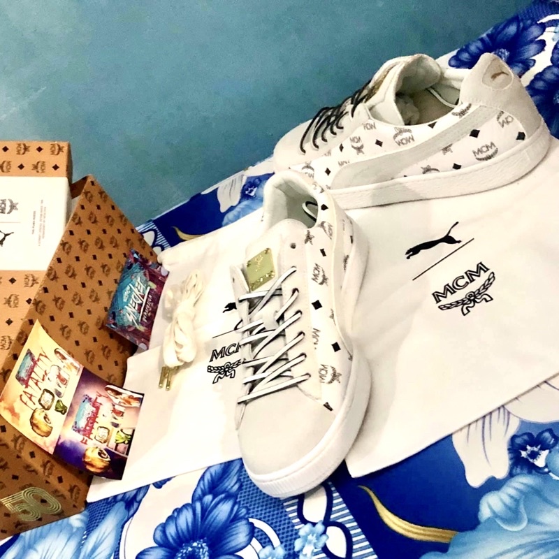 'Giày Cổ Thấp' PUMA Suede Classic x MCM