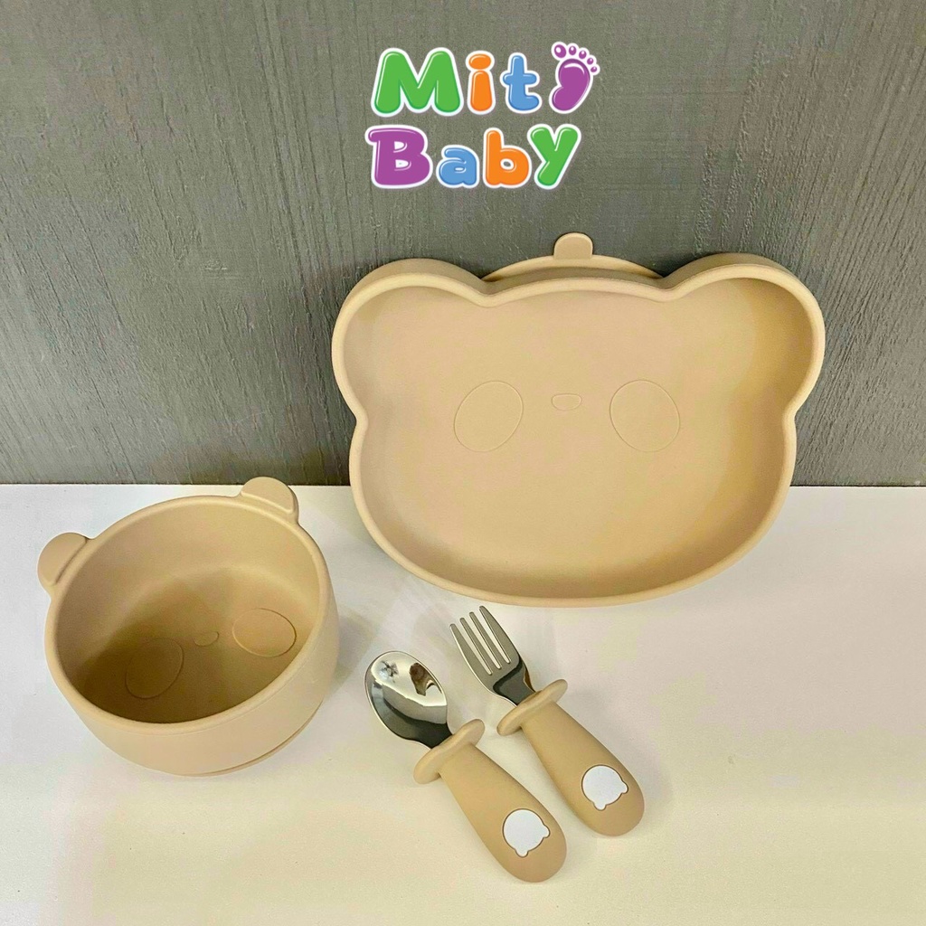 Sét đồ ăn dặm silicone Barot cho bé