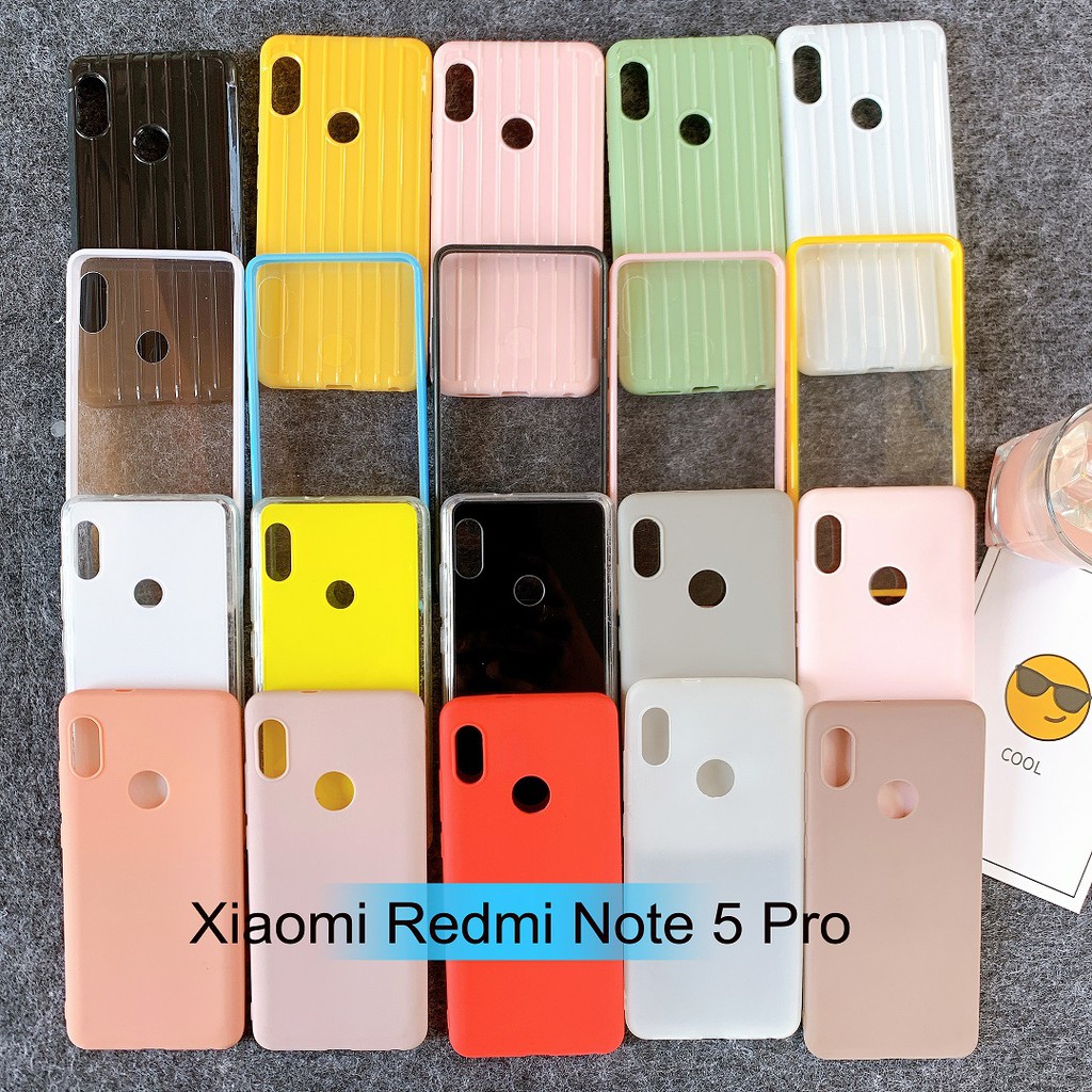 [Xiaomi Redmi Note 5 Pro] Ốp Lưng Điện Thoại Giá Rẻ Nhiều Màu