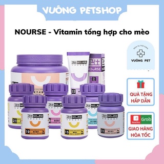 Vitamin và gel dinh dưỡng cho mèo nourse viên nhai nourse cho mèo, gel dinh dưỡng cho mèo