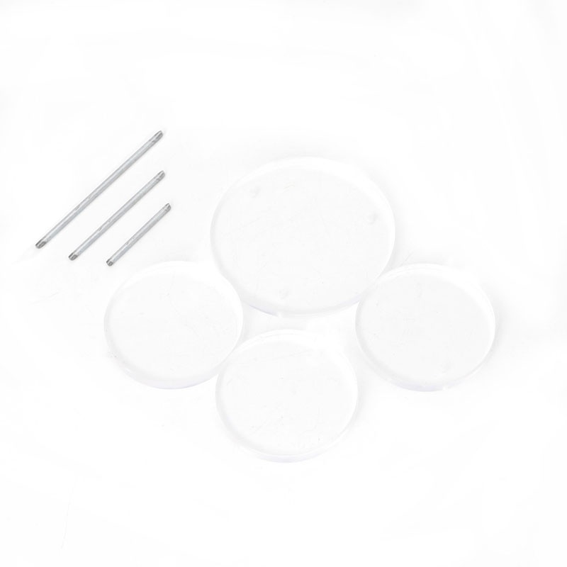 Giá Đỡ Trưng Bày Trang Sức Bằng Acrylic Hình Tròn Tiện Dụng Ốp