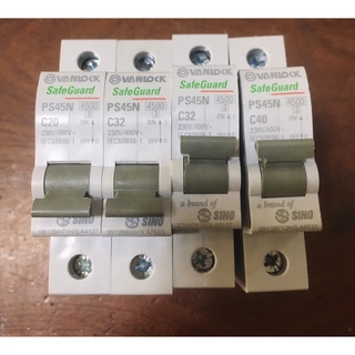 CB tép 1 pha 10A-63A sino Vanlock | aptomat tự động ngắt điện