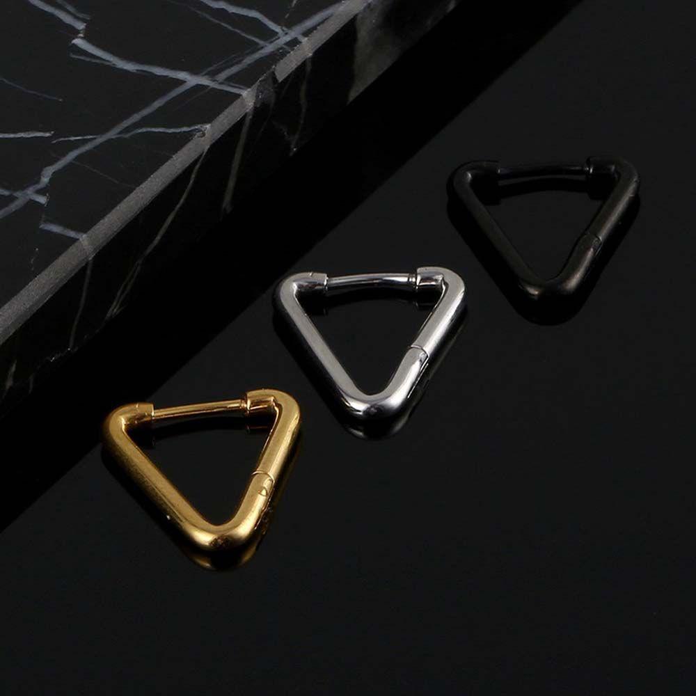 Khuyên Tai Tròn Bằng Thép Không Gỉ Phong Cách Vintage Thời Trang Cho Nam Và Nữ