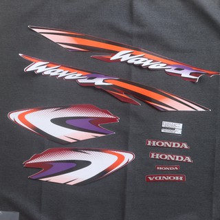 TEM DÁN XE WAVE ALPHA MẪU NHỎ ĐỜI 2000 MÀU ĐỎ ĐÔ - WAVE A - WAVE ANPHA