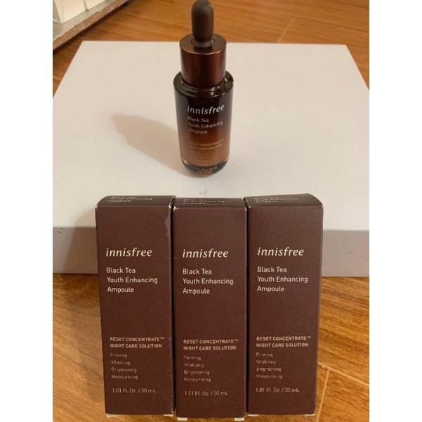 BỘ DƯỠNG PHỤC HỒI DA _CHỐNG LÃO HÓA Từ TRÀ ĐEN INNISFREE BLACK TEA YEAR SPECIAL