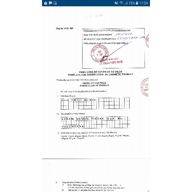 ✔️SALE KHỦNG✔️ SERUM VALENTINE NÂNG CƠ MẶT TRẺ HÓA LÀN DA LỌ 10ml - SAO THÁI DƯƠNG0