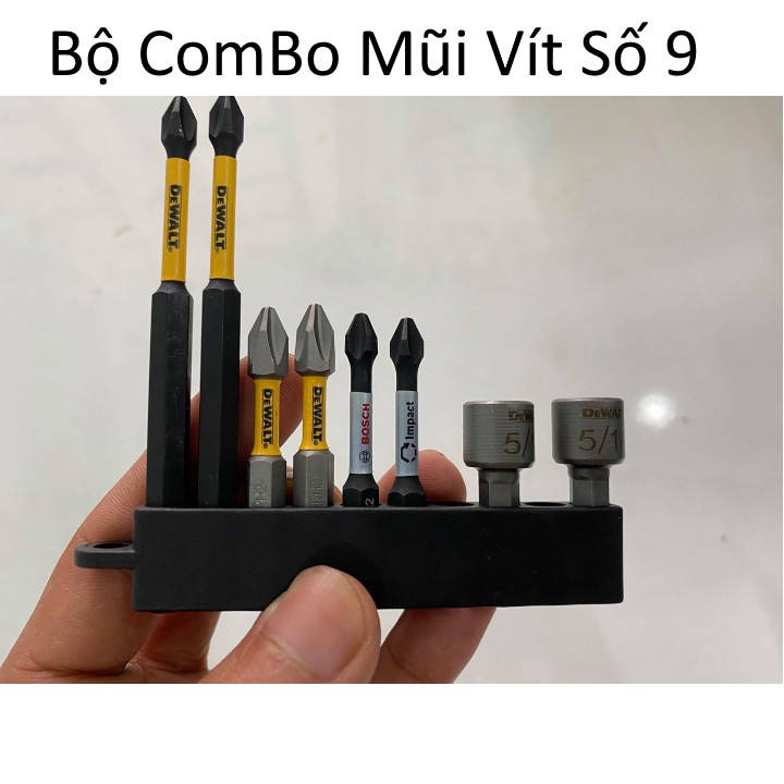 bộ combo mũi vít số 9