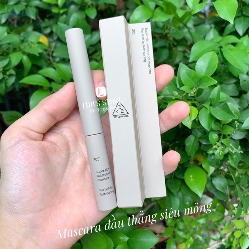 Mascara 3CE Super Slim Waterproof Đầu Nhỏ