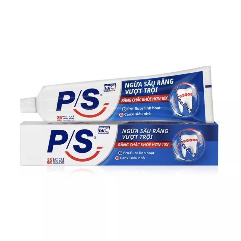 Combo 3 Kem đánh răng P/S ngừa sâu răng vượt trội 230g