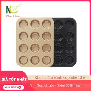 Khuôn cupcake 12 ô lớn