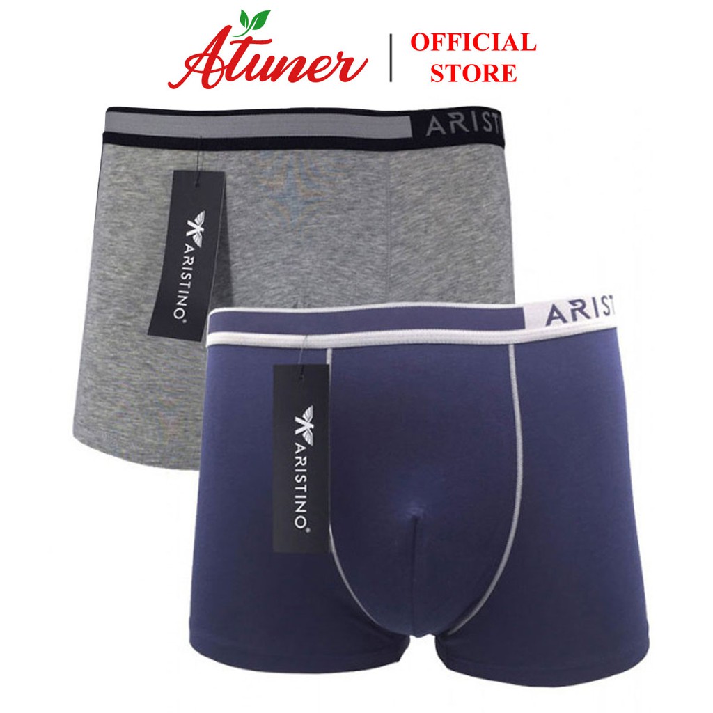 Combo 2 chiếc quần lót nam boxer thời trang cao cấp Aristino ABX 16 03, mềm mại, thoáng mát