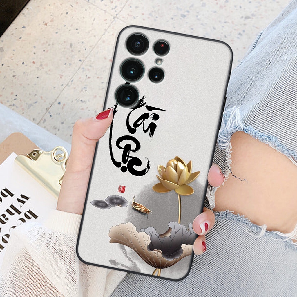 Ốp lưng Samsung Galaxy S22 ULTRA in hình chữ tài chữ lộc, Cha Mẹ, bình an SIÊU ĐẸP