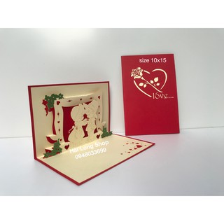 Cặp Đôi 1 - Couple - Love - Thiệp 3D