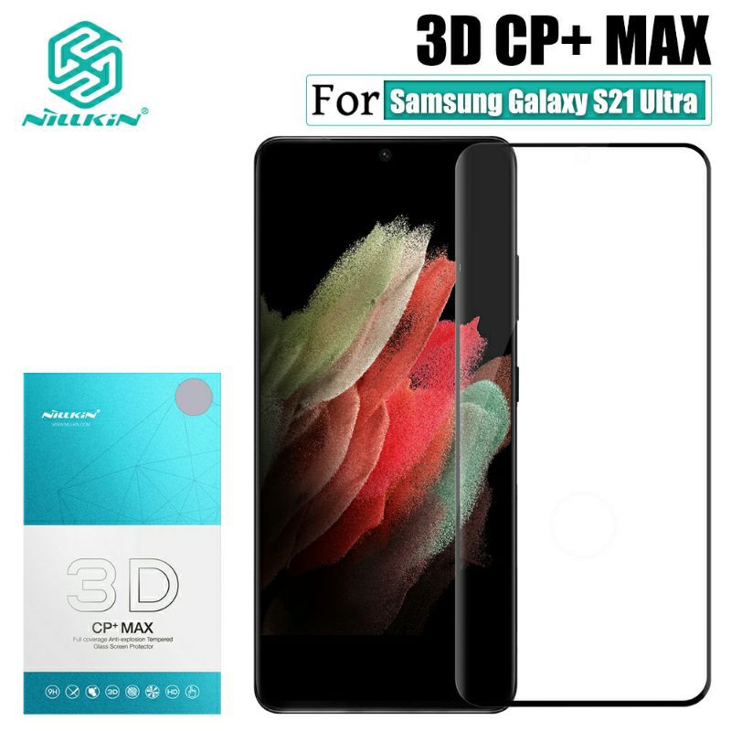 Kính Cường Lực Nillkin 3D CP+ MAX Cho Samsung Galaxy S22 Ultra , S22 , S22 plus , S21 Ultra 5G chính hãng