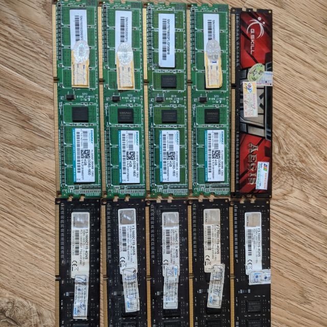 Ram pc ddr3 4gb bus 1600 gskill, kingmax giá rẻ