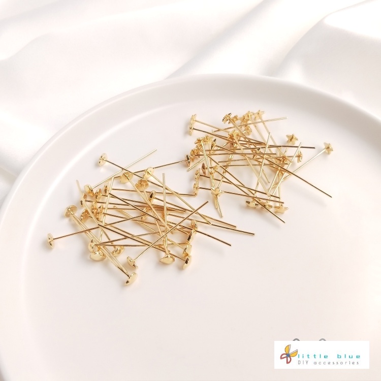 Kim Chữ T Mạ Vàng 14K Nhiều Màu Sắc