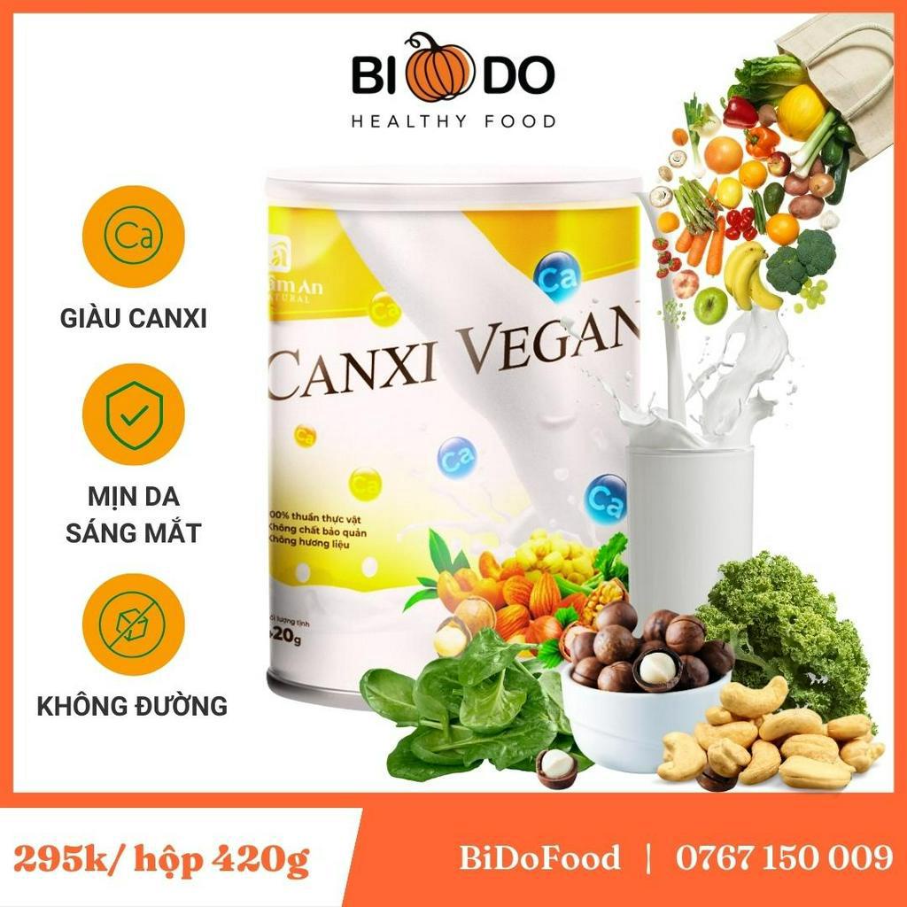 Sữa Canxi Vegan Bổ Sung Calcium Cho Bé - Bí Đỏ Food - Bột Sữa Canxi Cho Người Già
