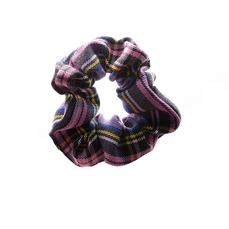 Dây buộc tóc kẻ sọc thời trang retro Hàn Quốc D0630088