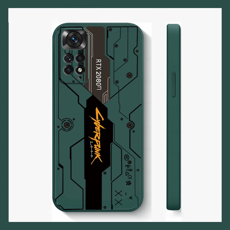 Ốp Điện Thoại Silicone Mềm Hình Cyberpunk Cho Xiaomi Redmi Note 11/4G 5G 11S Note 11