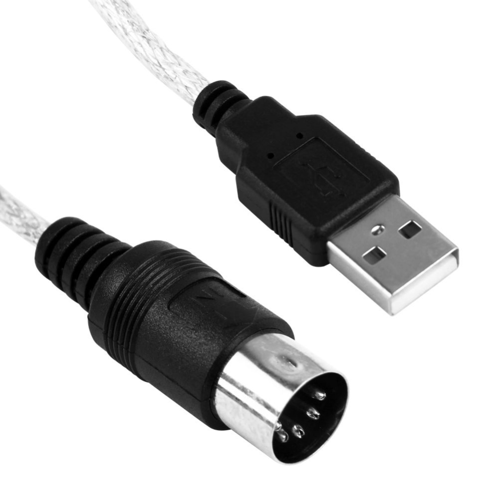 Dây Cáp Midi Sang USB Cho Organ - Thiết Bị Chuyển Đổi Âm Thanh Cho Nhạc Cụ Midi Kết Nối Với Máy Tính