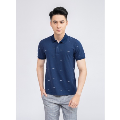 Áo PoLo ARISTINO APS017S1 Cotton Mềm Mát, Form Regular, Màu Xanh Than