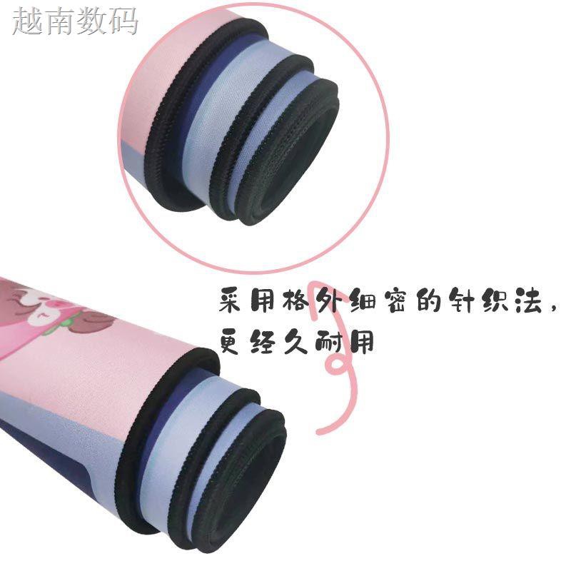 Tấm Lót Chuột Và Bàn Phím Máy Tính Cỡ Lớn Phối Tai Mèo Đáng Yêu Độc Đáo