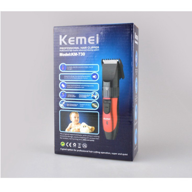 Tông đơ cắt tóc trẻ em Kemei KM-730