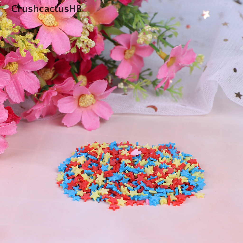 [CrushcactusHB] 10g/pack Polymer clay fake candy sweets sprinkles diy slime phone supplies  Hot Sell